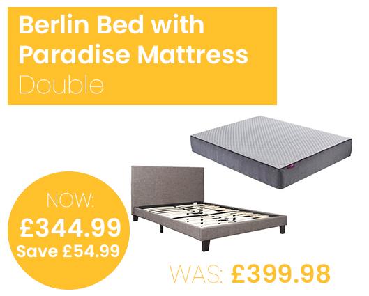 Berlin Bed with SleepSoul Paradise Mattress - Double