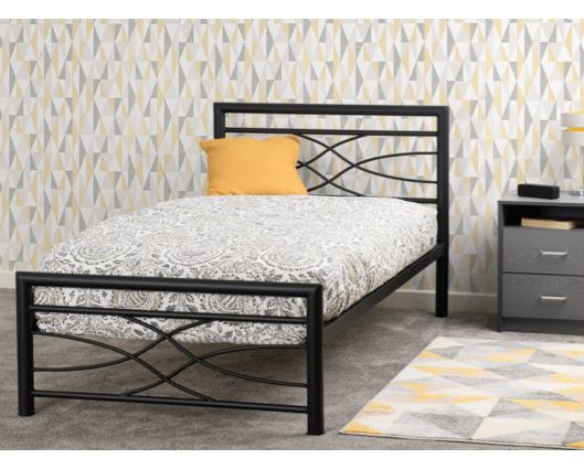 Kelly Single Bed - Black