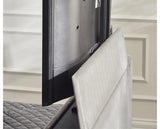 Clara Side Lift Ottoman TV Bed Light Grey - Super King