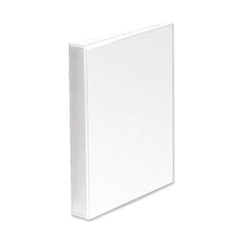 5 Star Office A4 Presentation Ring Binder Polypropylene 25mm 4D-Ring White (Pack of 10)