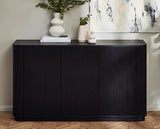 Louis Black Fluted Sideboard Black
