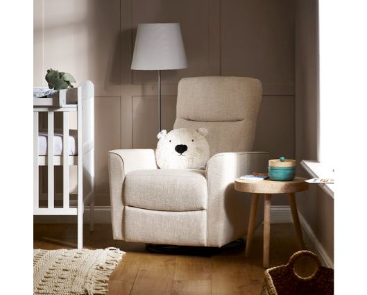 Savannah Swivel Glider Recliner Chair - Oatmeal