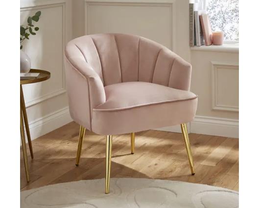 Pettine chair blush pink