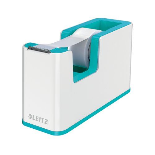 Leitz WOW Tape Dispenser Dual Colour White&#47;Ice Blue 53641051