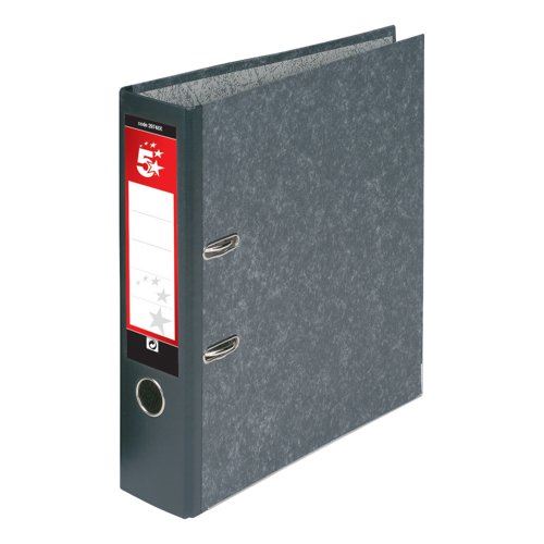 5 Star Office Lever Arch File Foolscap Cloud Cover (Pack of 10)