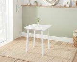 Stonesby Dining Set with 4x Upton Chairs White