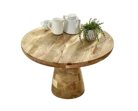 Surrey Solid Wood Coffee Table Mushroom Style