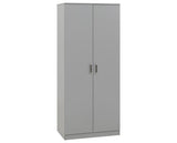 DAKOTA 2 DOOR WARDROBE BEDROOM SET - LIGHT GREY