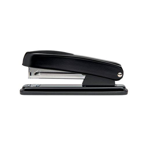 5 Star Office Metal Half Strip Stapler Soft Grip 20 Sheet Capacity Takes 26&#47;6 Staples Black