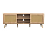 Croxley Rattan Large TV Unit - Oak