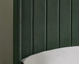 Leila Dual Storage Door Bed Bottle Green - Double