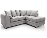 Darcy Right Hand Facing Corner Sofa-Light Grey