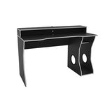 Enzo Gaming Computer Desk- Black & Silver