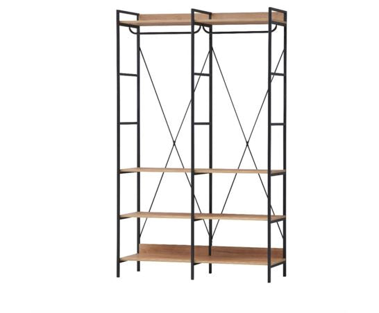 Claire Open Wardrobe- Riveria Oak