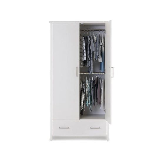 Nika Mini 3 Piece Room Set & Underdrawer - White Wash