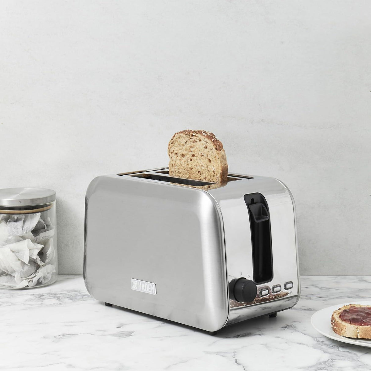 Haden Stoke 2 Slice Toaster Stainless Steel