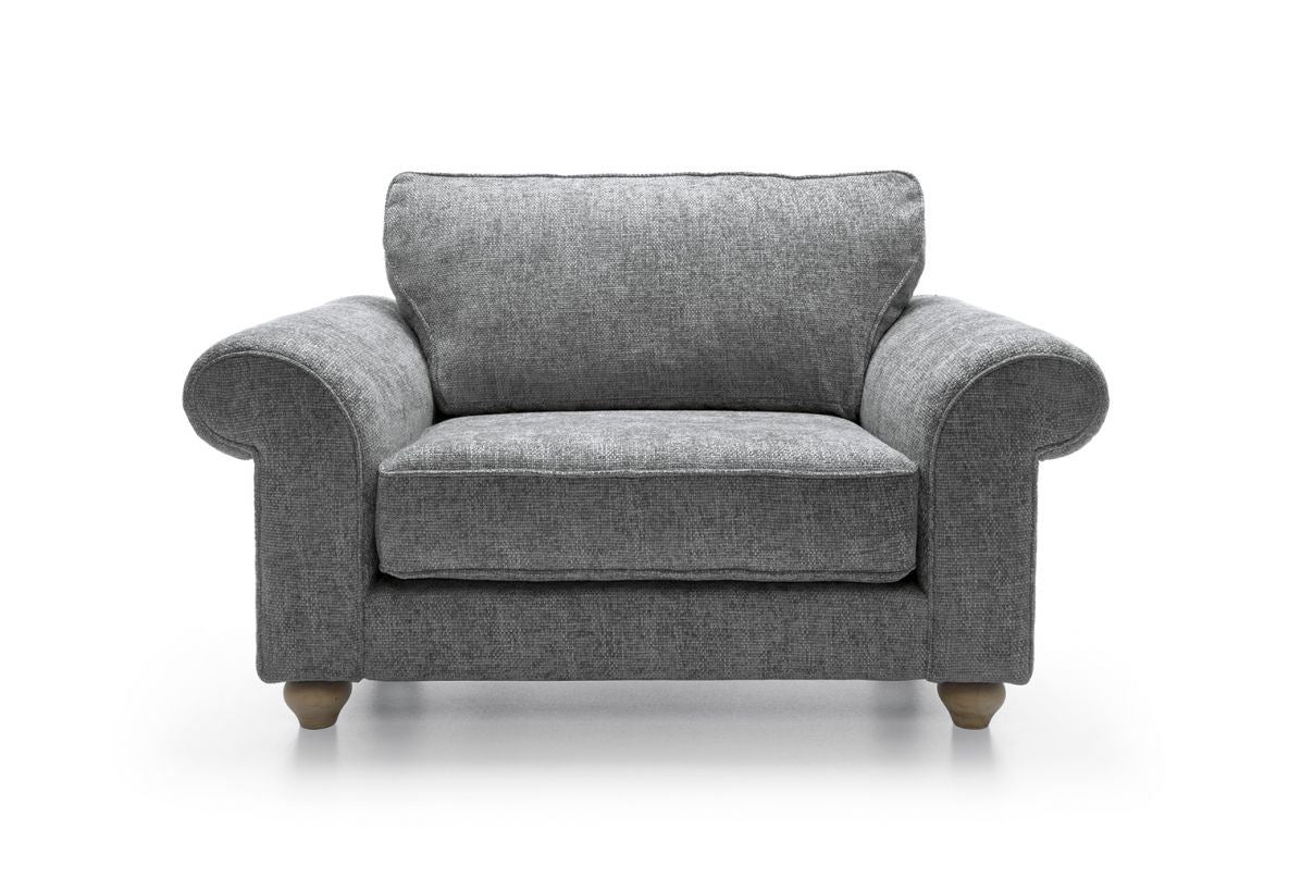 Ingrid Love Seat - Steel Grey