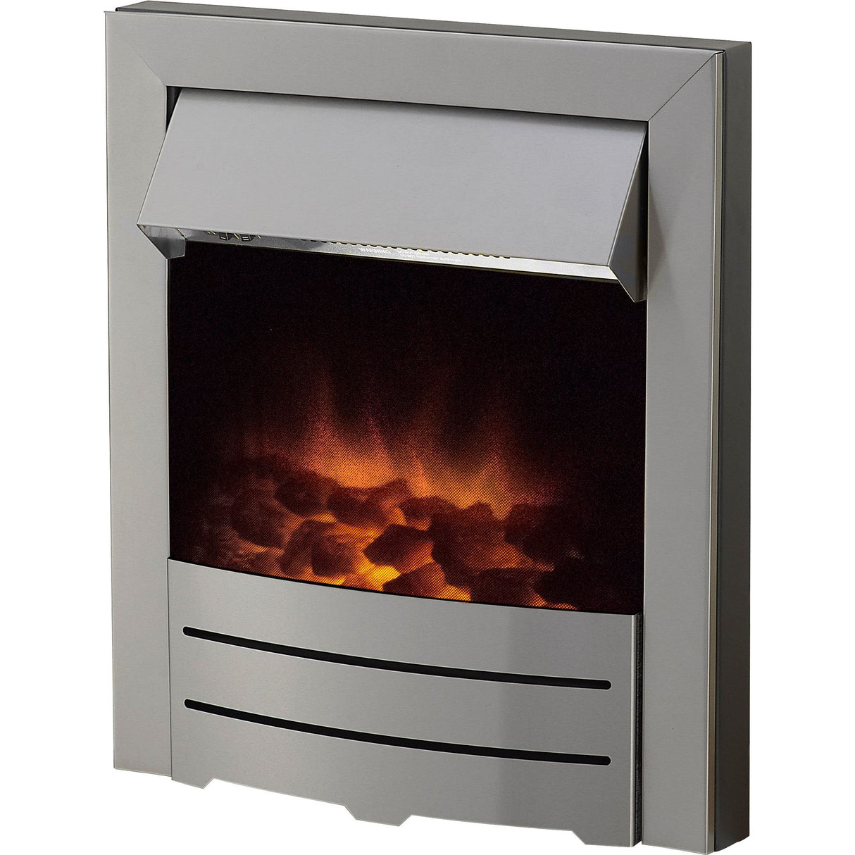 Adam Colorado Electric Fire in Brushed Steel