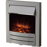 Adam Colorado Electric Fire in Brushed Steel