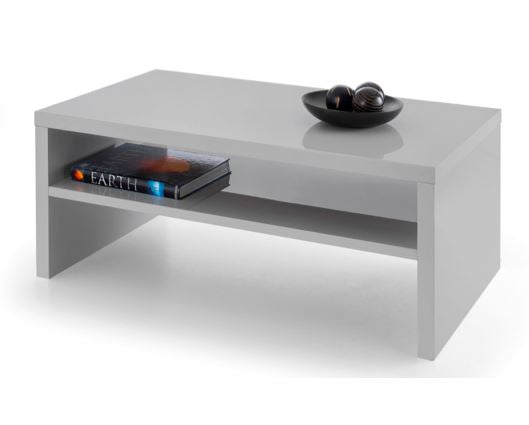 METRO HIGH GLOSS COFFEE TABLE GREY