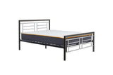 Montana Double Bed - Silver