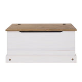 Corona White Storage Trunk
