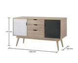 Culton Sideboard with 2 Doors & 3 Drawers