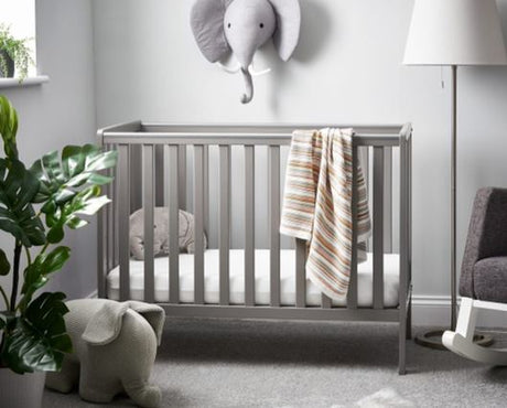 Bantam Space Saver Cot-Taupe Grey