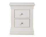 CLERMONT 2 DRAWER BEDSIDE
