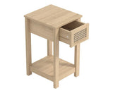 Chudleigh 1 Drawer Bedside Table Oslo Oak