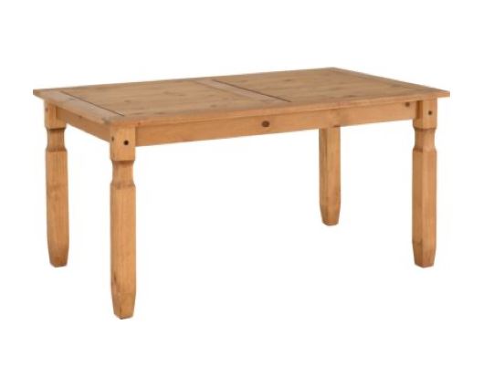 Corona 5' Dining Table - Distressed Waxed Pine