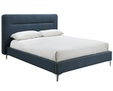 Finn Double Bed Steel Blue