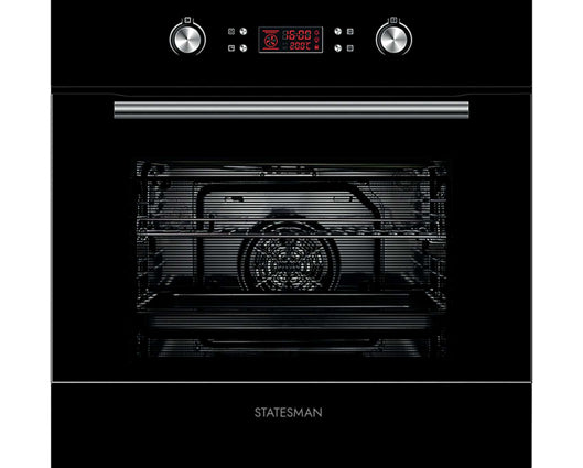 Statesman BSM60BL Built-in Multifunction Fan Oven Black