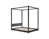 Darwin Four Poster Double Bed - Black