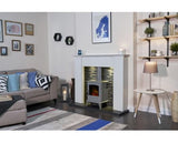 Adam Aviemore Electric Stove in Grey Enamel