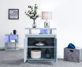 Polar High Gloss Led Sideboard Grey