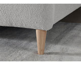 Otley Double Bed - Dove Grey