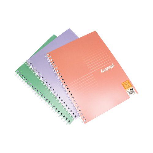 Silvine Luxpad Metallic 200 Page A4+ Assorted (Pack of 3) LUXA4MAC