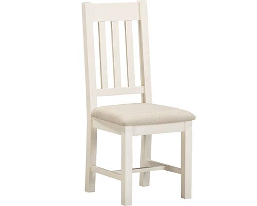 WINDSOR SLATTED DINING CHAIR (X2 PER BOX) - IVORY/OAT FABRIC