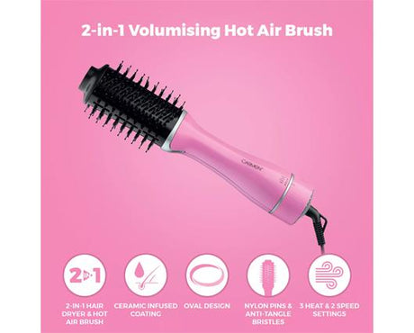 Carmen Oval Hot Air Brush Pink