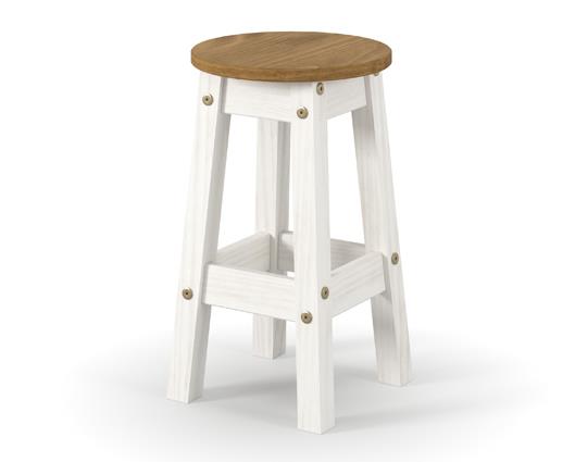 Low breakfast stools (pair)