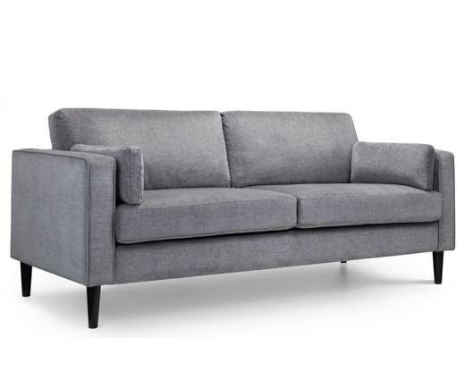 HAYWARD 3 SEATER - DARK GREY CHENILLE FABRIC
