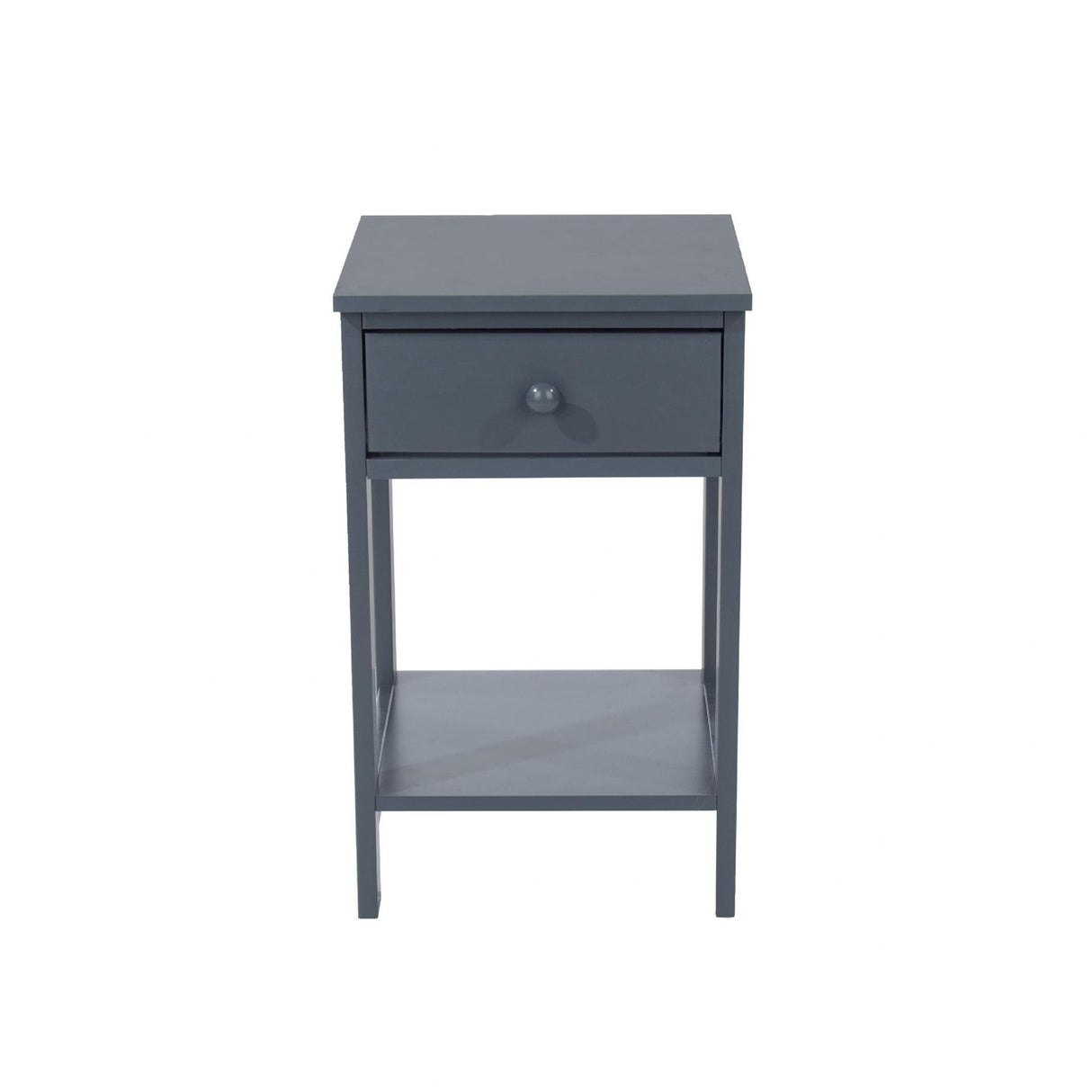 Shaker 1 Drawer Petite Bedside Cabinet-Midnight Blue