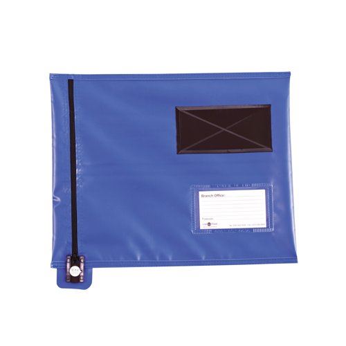 GoSecure Flat Mailing Pouch 286x336mm Blue VP99111