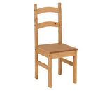 Budget Mexican Chair - Distressed Waxed Pine