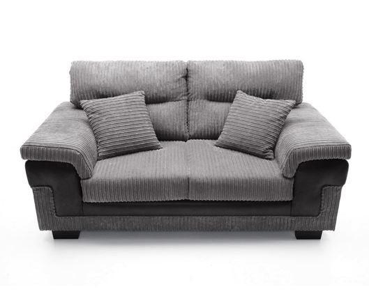 Samson 2 Seater - Black & Grey