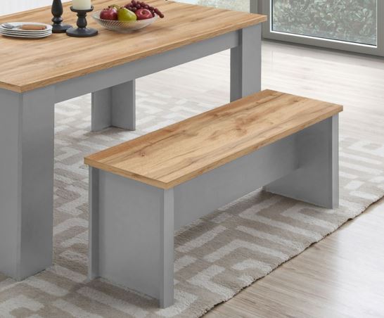 Lisbon Dining Table 150cm with 2 Benches Set