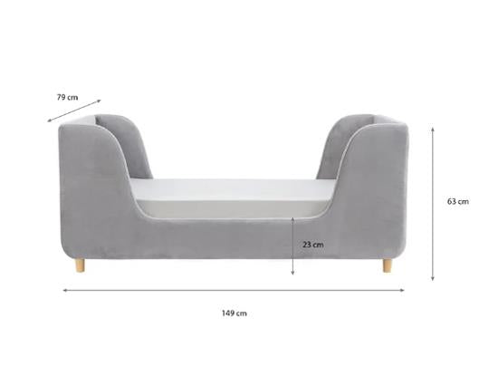 Lumi Toddler Bed - Velvet Pink
