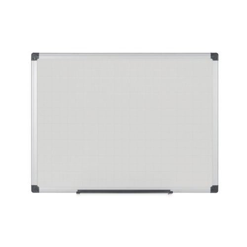 Bi-Office Maya Drywipe Double-Sided Board Plain&#47;Gridded 240x120cm MA2121170