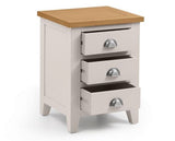 RICHMOND 3 DRAWER BEDSIDE ASS